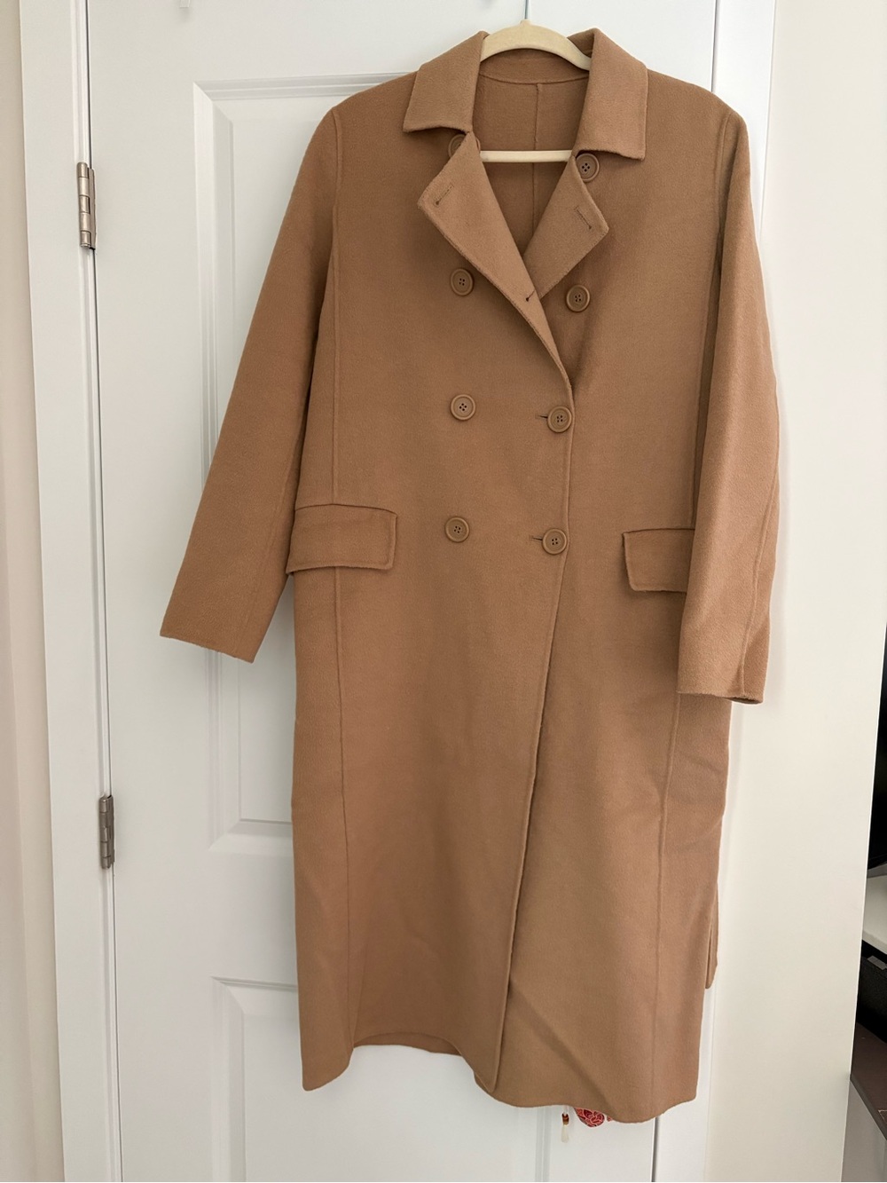 Maje Camel Wool Coat